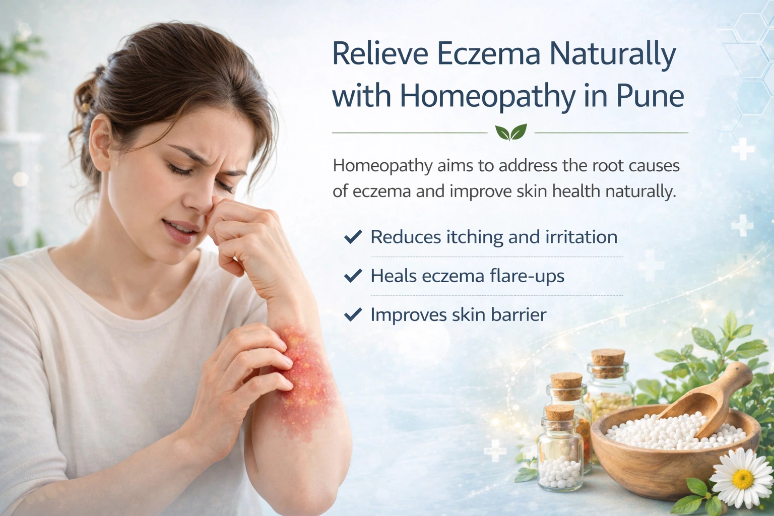 homeopathy treatment for eczema and dermatitis in Pune